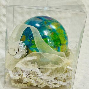Gift Boxed Hand Painted Glass Ornament